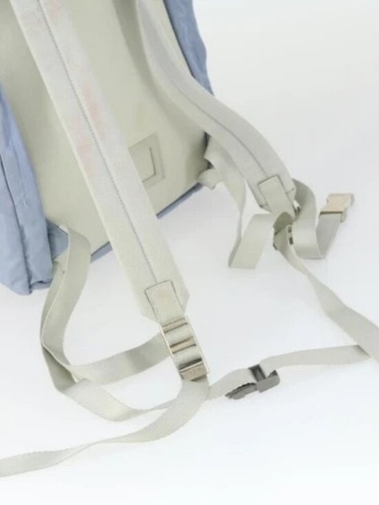 PRADA Backpack Nylon Light Blue Silver Auth 169576 main image 6